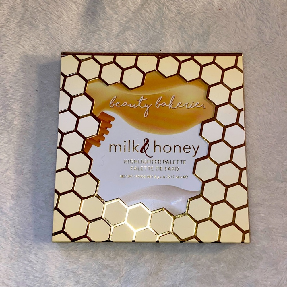 Beauty bakerie milk & honey highlighter palette. New with box!